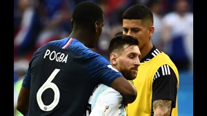مهارت های پوگبا در بازی فرانسه و آرژانتین