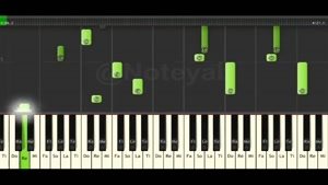 نت پیانو " غربت " شادمهر عقیلی Synthesia