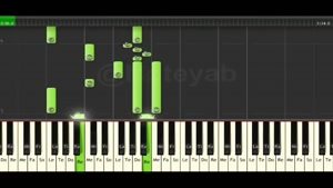 نت پیانو " نگاه پنجره " شادمهر عقیلی Synthesia