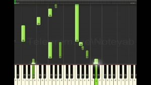 Synthesia نت پیانو " زندگی " شادمهر عقیلی