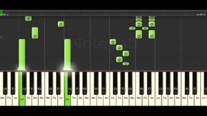 نت پیانو " پاییز " شادمهر عقیلی Synthesia