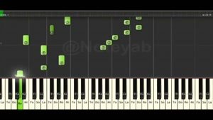 نت پیانو " امشب انگار " شادمهر عقیلی Synthesia