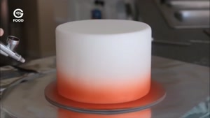 تزیین کیک - کیک 7 رنگ