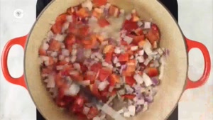غذاهای چند دقیقه ای - خوراک لوبیا قرمز و سبزیجات