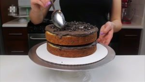 تزیین کیک با کوکی و کرم کیک