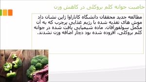 فواید جوانه ی کلم بروکلی