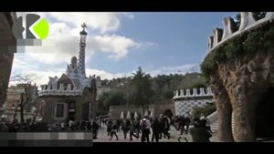 Guell Park  Barcelona Spain پارک جنگلی گوئِل  بارسلونا  اسپانیا