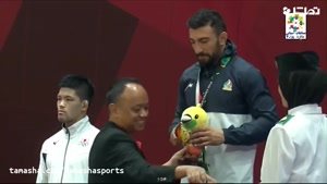 مدال برنز محمدی در رشته جودو مسابقات آسیایی جاکارتا