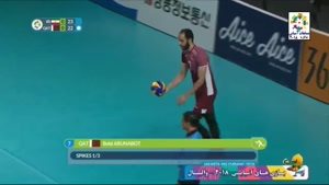 خلاصه والیبال ایران 3 - قطر 0 (نیمه نهایی جاکارتا)