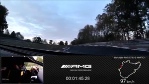 رانندگی از نگاه دوربین راننده خودرو مرسدس بنز مدل AMG GT63S