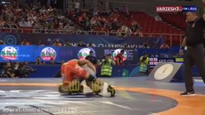 فیلم کامل مسابقه حسن یزدانی با دیوید تیلور در مسابقات جهانی بوداپست ۲۰۱۸