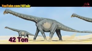 بزرگترین دایناسورهای تاریخ