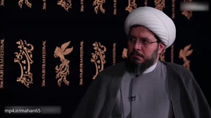 گفتگوی متفاوت آزاده نامداری با حجت الاسلام محمد علی آهنگران در سی و ششمین جشنواره فیلم فجر ۱۳۹۶