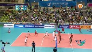 والیبال ایران و ژاپن -ست دوم 3-1