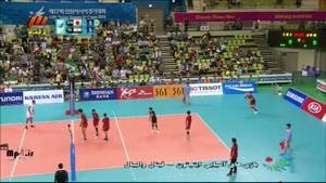 والیبال ایران و ژاپن -ست چهارم 3-1