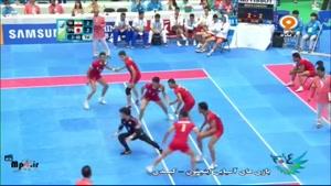 مسابقات کبدی مردان - ایران و ژاپن نیمه اول