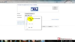 نحوه تنظیم کردن وضوح تصویر در ویندوز 7