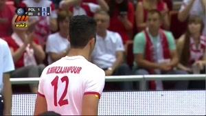 ایران 0 - لهستان 3 ست دوم