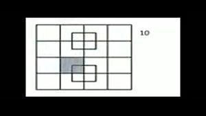 حل مسئله شمردن مربع ها