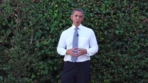 باراک اوباما - چالش سطل اب یخ