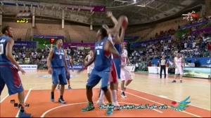 بسکتبال ایران 68 - 63 فیلیپین کوارتر 4
