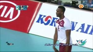 بازی های آسیایی - والیبال ایران 3 - 0 کویت ست اول