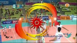 بازی های آسیایی - والیبال ایران 3 - 0 هند ست سوم