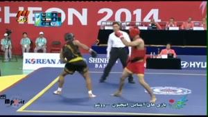 مسابقه ووشو ایران وقزاقستان - حمید لادور