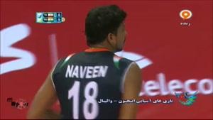 بازی های آسیایی - والیبال ایران 3 - 0 هند ست دوم