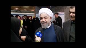 دکتر روحانی سوار بر مترو