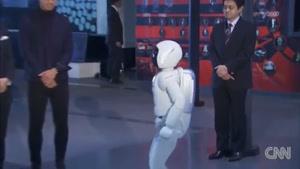 ربات فوتبالیست و اوباما