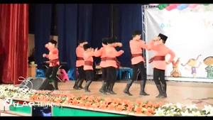 رقص آذربایجانی بچه ها - جشنواره حرکات آیینی نمایشی