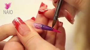 آموزش کاشت ژل و دیزاین رنگی فوق العاده زیبا