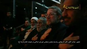 حضور علی لاریجانی در هیئت خادم الرضا
