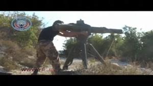 لحظه انهدام یک بالگرد روسیه توسط تروریست‌های سوریه