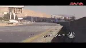 فیلم/کشف تونل تروریست ها در حرستا در حومه دمشق