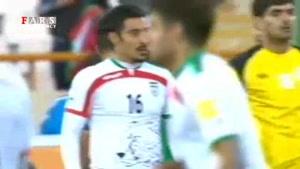 گل سوم تیم ملی فوتبال ایران در مقابل ترکمنستان