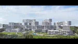 فیلم/ دهکده شش ضلعی عمودی در سنگاپور