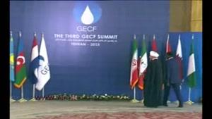 استقبال روحانی از سران مجمع کشورهای صادر کننده گاز