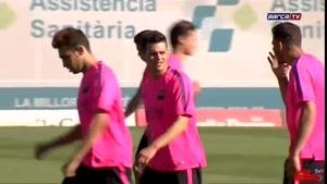 تمرینات 2014 تیم بارسلونا