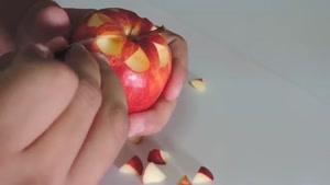 مجسمه سازی با سیب