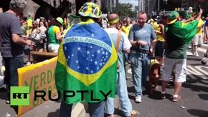 فیلم/ تظاهرات مردم برزیل برای برکناری «روسف»