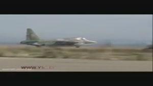 بمباران مواضع داعش توسط جنگنده‌های ارتش روسیه