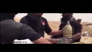 لحظه پرتاب خمپاره توسط ابوعزرائیل در جنگ با داعش