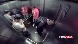 دوربین مخفی در آسانسور
