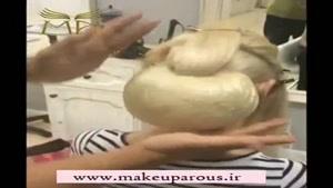 آموزش شینیون مو