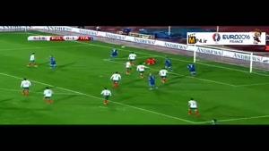 بلغارستان ۲-۲ ایتالیا (گلهای بازی)