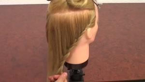 آموزش بافت موی مدل گل