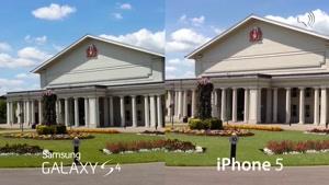 مقایسه دوربین Iphone 5 و Galaxy S4