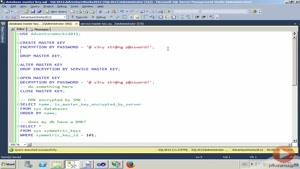 حفظ امنیت و رمزگذاری پایگاه داده SQL سرور قسمت 61